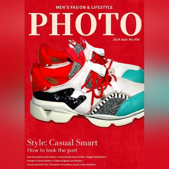 Christian Louboutin Red Runner Sneakers Multi-color Size 43 - Picture 12 of 12